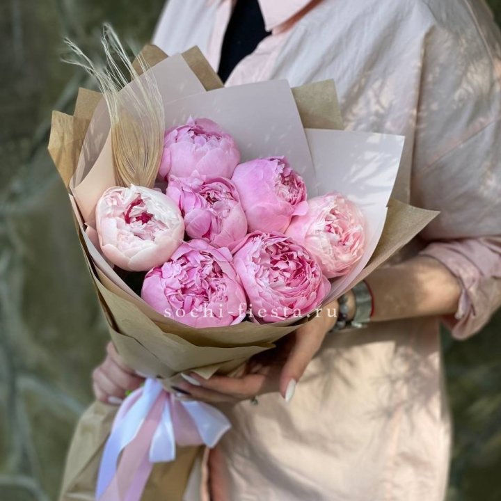 Букет пионов "Венди" в Улан-Удэ