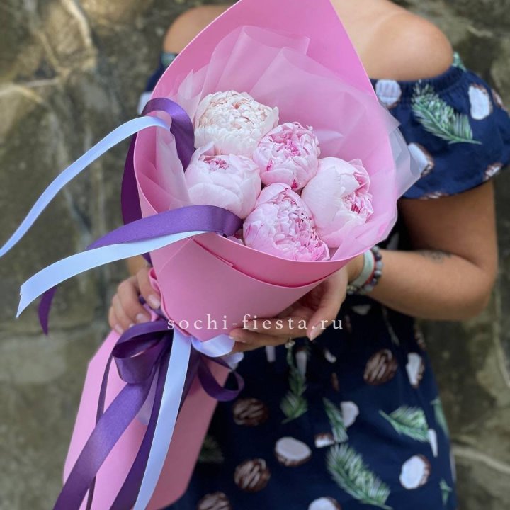 Букет пионов "НАЙ" в Улан-Удэ