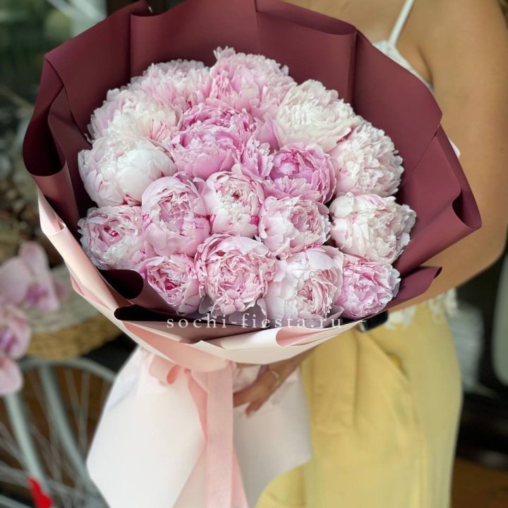Букет с пионами №5 в Улан-Удэ