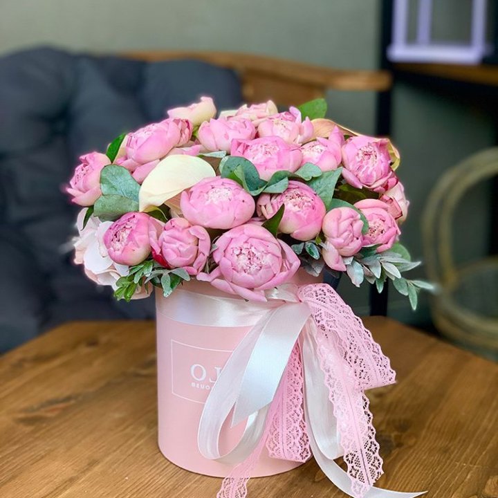 Композиция с пионами №1 в Улан-Удэ