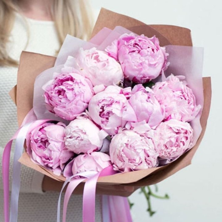 11 нежных пионов в Улан-Удэ