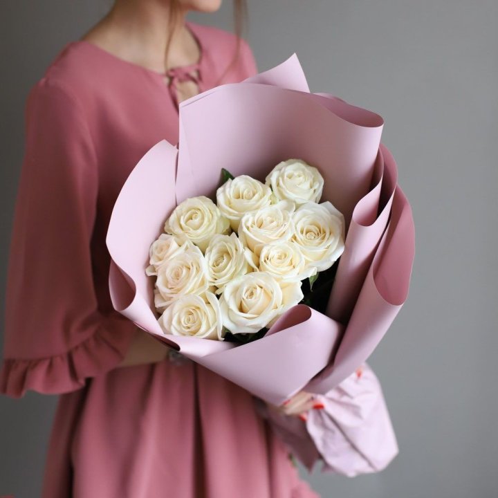11 белых роз в Улан-Удэ