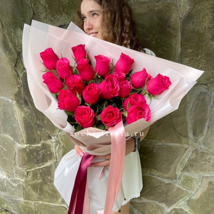 19 алых роз в Улан-Удэ