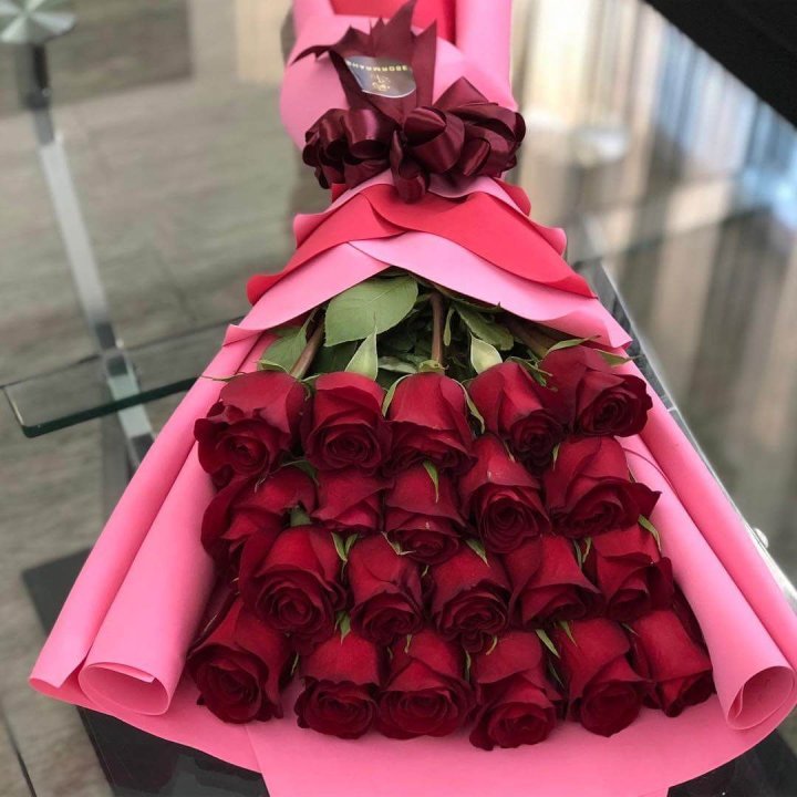 21 красная роза "Элеганс" в Улан-Удэ