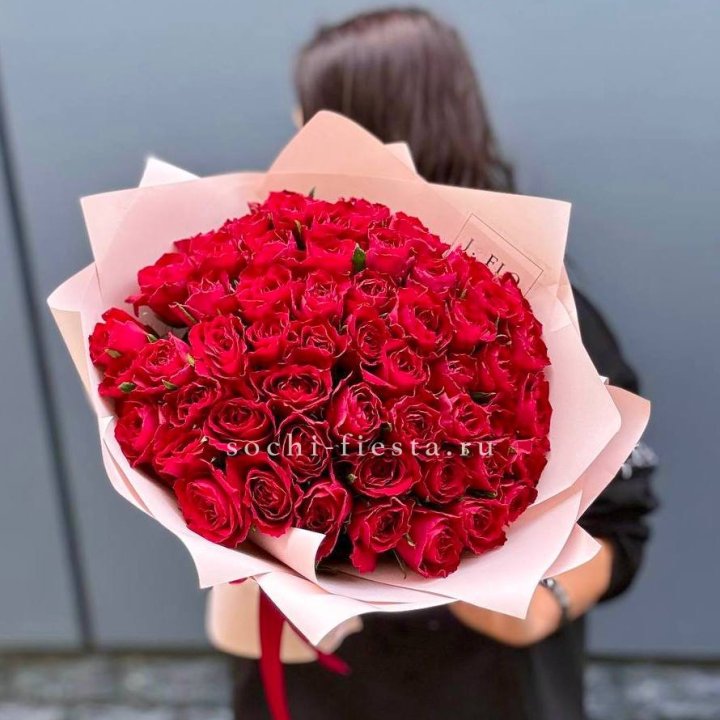 55 кенийских роз в Улан-Удэ