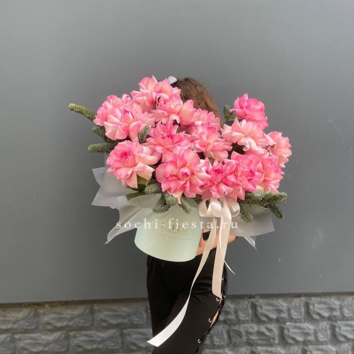 Бокс из 15 французских роз в Улан-Удэ