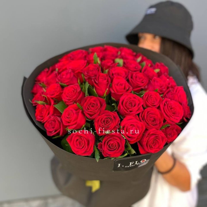 51 роза "Блек" в Улан-Удэ