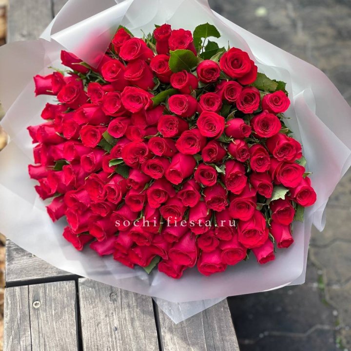 101 красная роза Лолита в Улан-Удэ