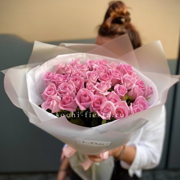Букет розовых роз  в Улан-Удэ