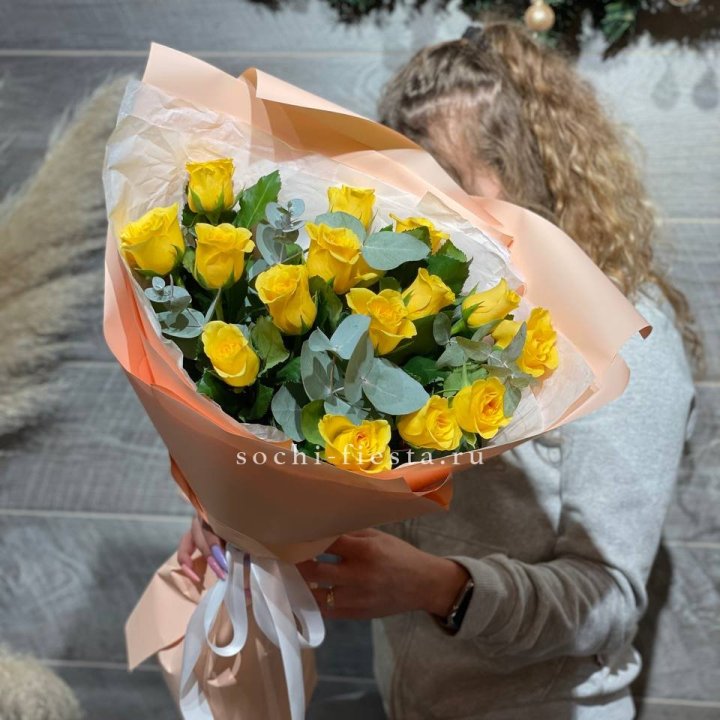 15 желтых роз в Улан-Удэ
