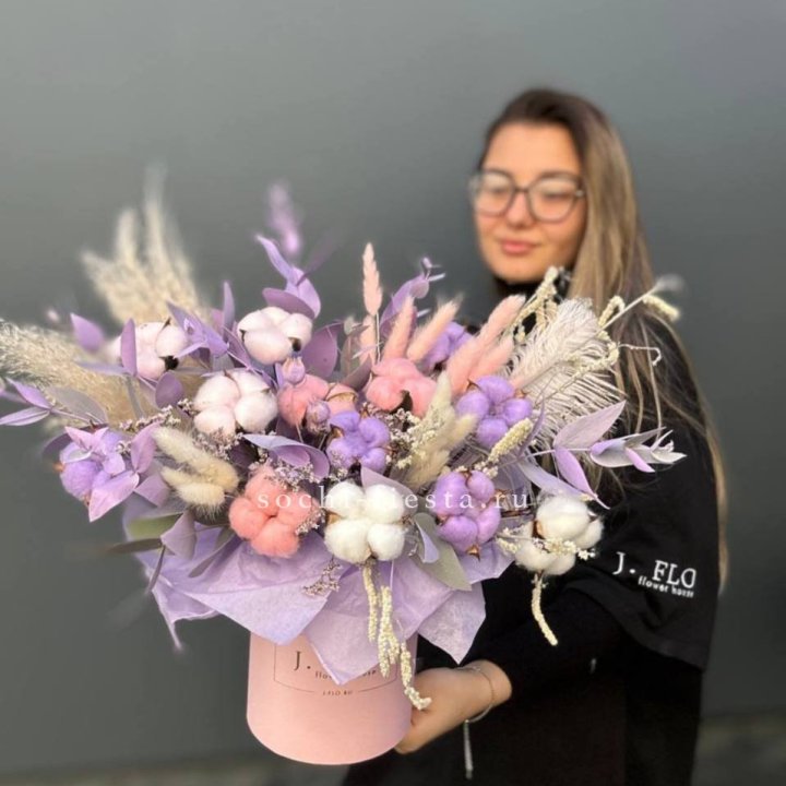 Авторский бокс с сухоцветами №4 в Улан-Удэ