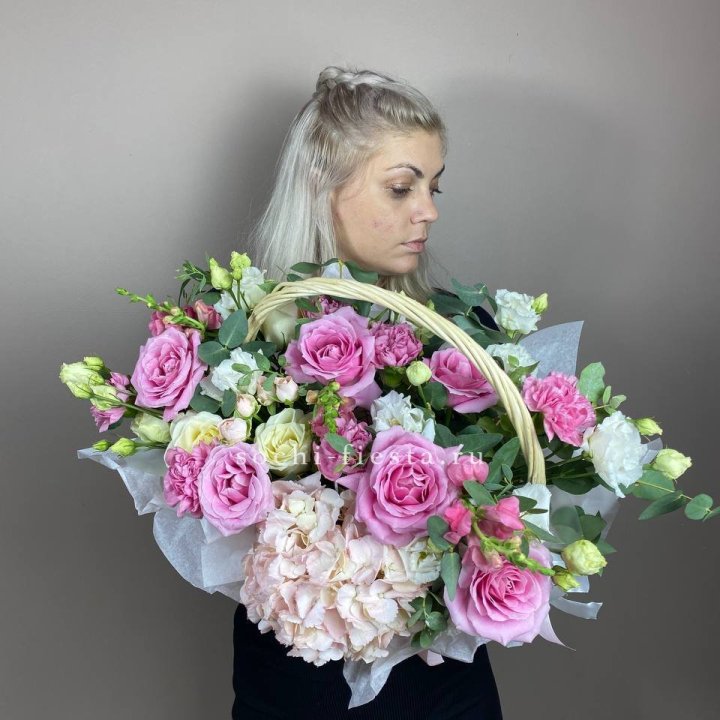 Цветочная корзина № 5 в Улан-Удэ