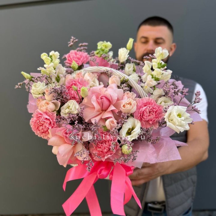 Цветочная корзина №1 в Улан-Удэ