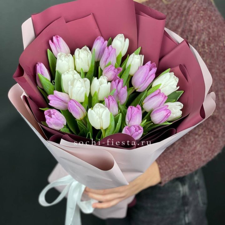 25 тюльпанов микс в Улан-Удэ