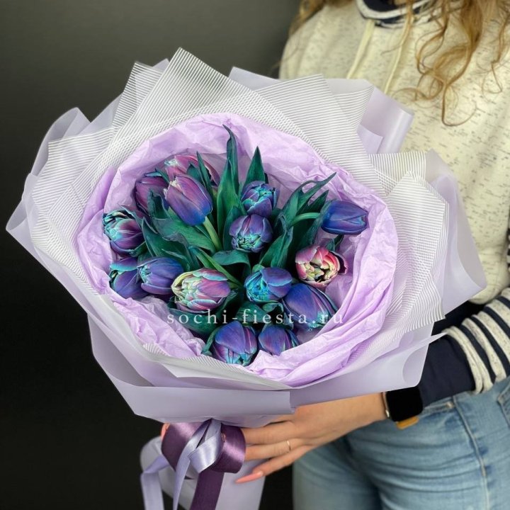 Букет тюльпанов "Пандора" в Улан-Удэ