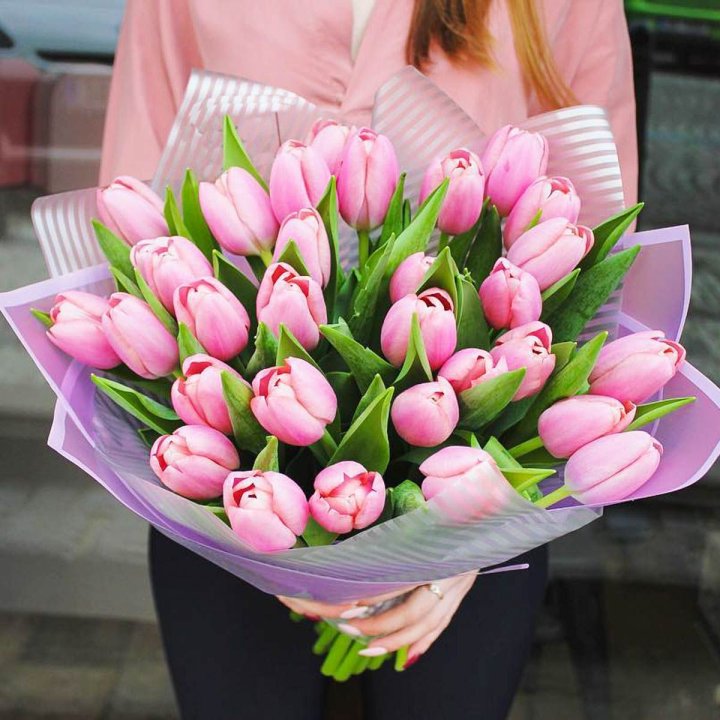 25 тюльпанов "Айс крем" в Улан-Удэ
