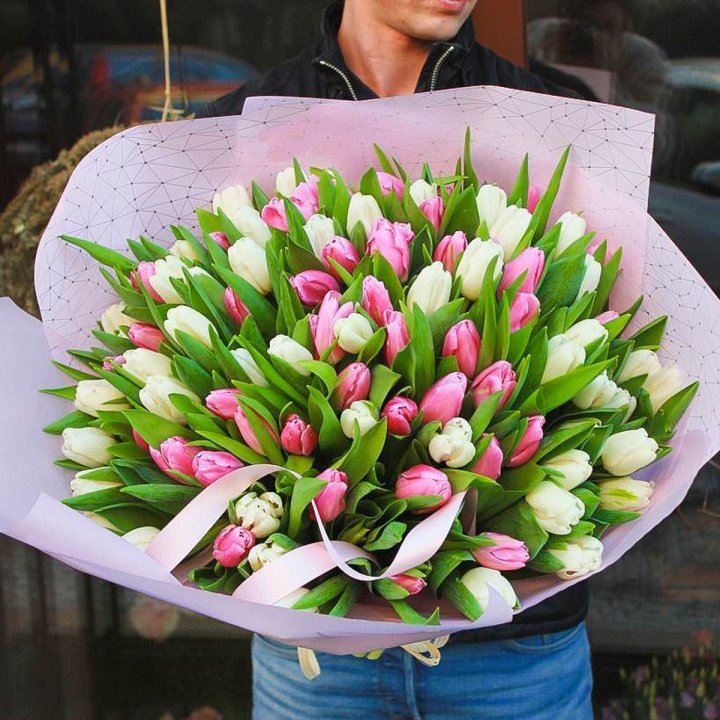 101 тюльпан микс в Улан-Удэ