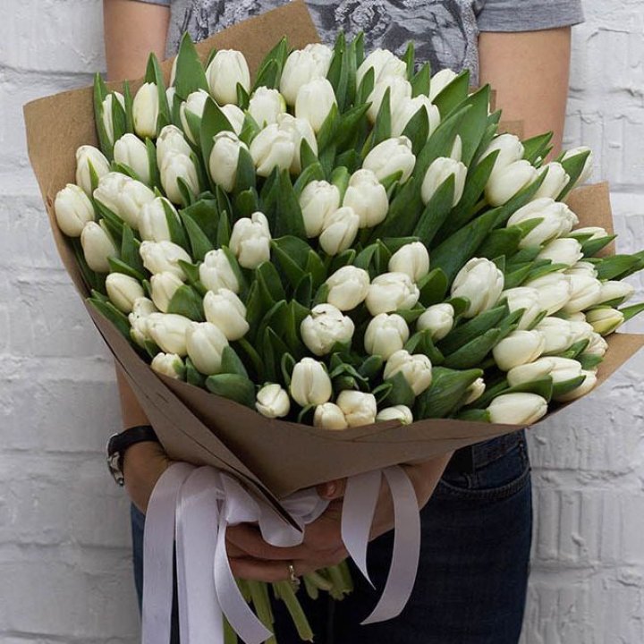 101 тюльпан сноу в Улан-Удэ