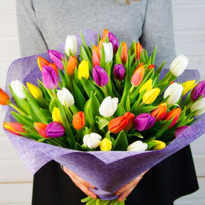 51 тюльпан "Рандом" №2 в Улан-Удэ